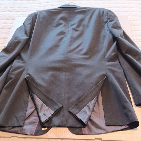 Sean John Fine Tailoring Men Tall 2-Piece black suit Jacket 42XL/Pants 38W X 34L - Picture 7 of 16